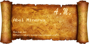 Abel Minerva névjegykártya